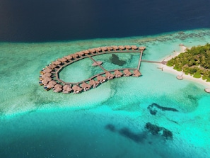 Aerial view - Baros Maldives (Baros Island)