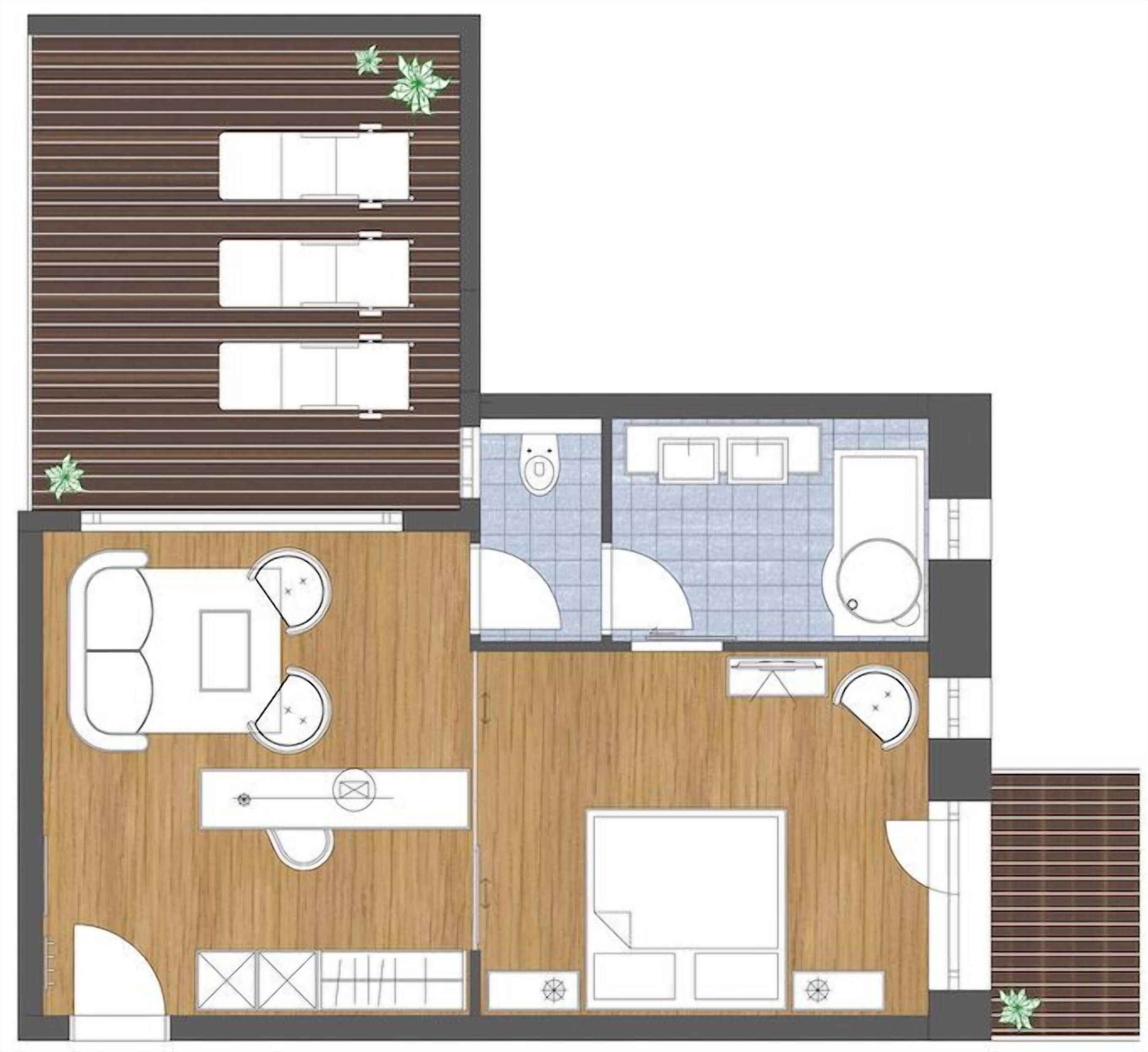 superior suite | floor plan