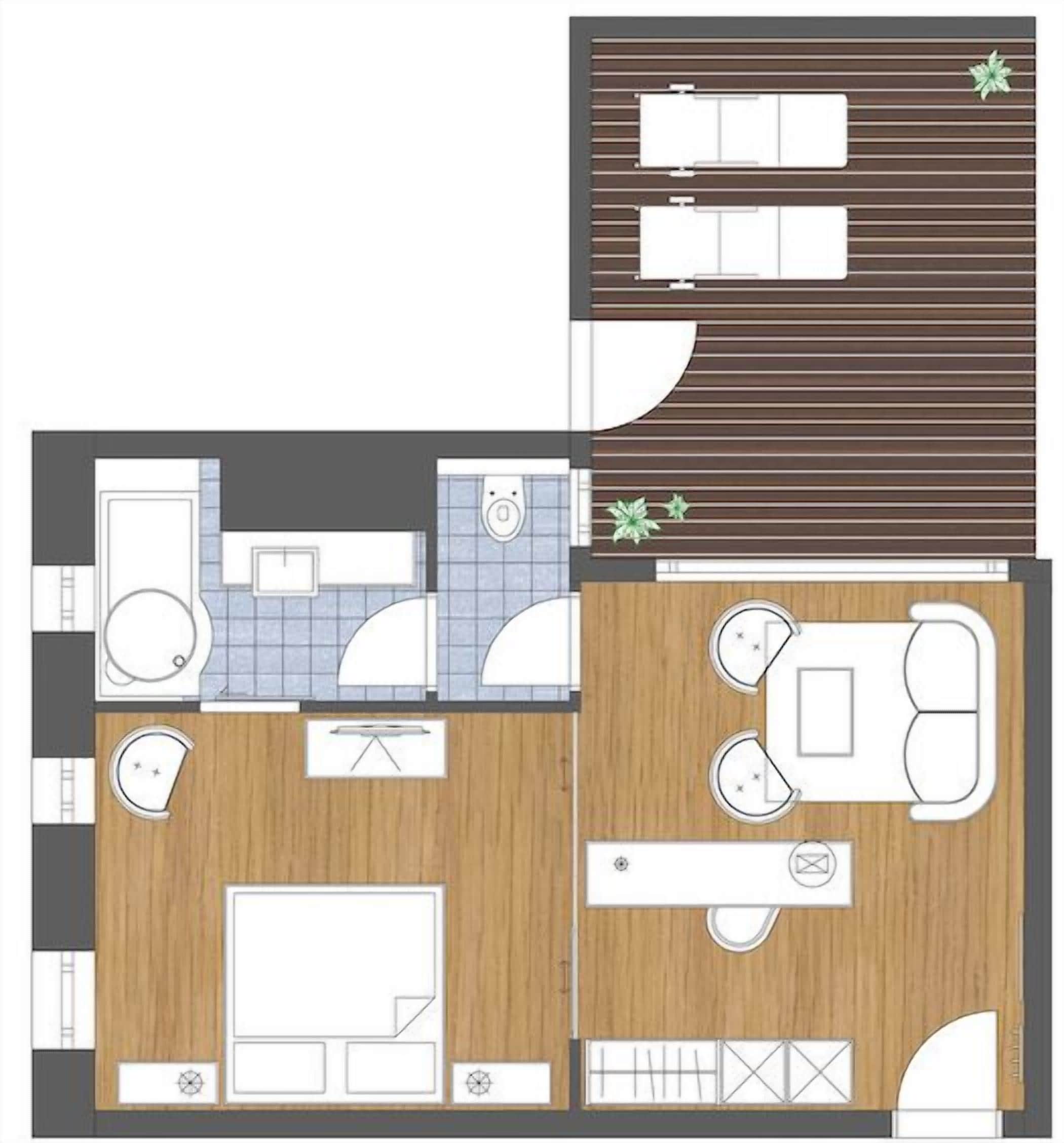 superior suite | floor plan