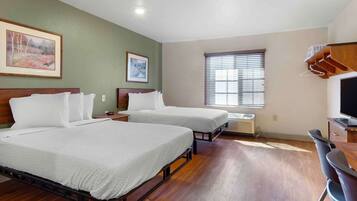 Standard Studio, 2 Double Beds, Non Smoking, Refrigerator & Microwave