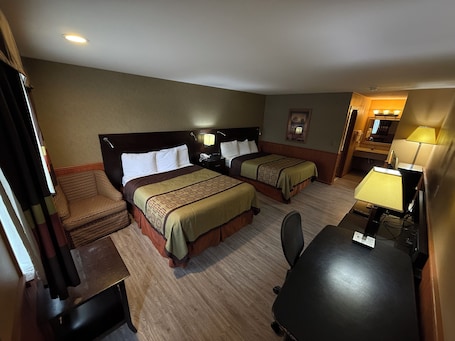 Deluxe Room, 2 Queen Beds | Desk, free WiFi. Stewart Lodge