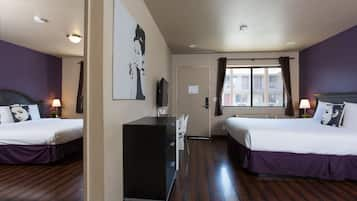 Suite, Multiple Beds | Premium bedding, down duvets, in-room safe, blackout curtains