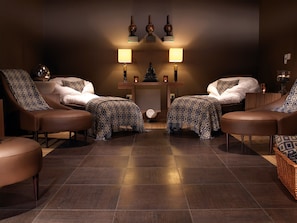 Body treatments, mud baths, aromatherapy, body wraps, body scrubs