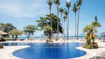 Hồ bơi ngoài trời, dù/ô trên bãi biển/hồ bơi