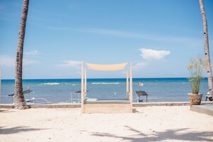 Private beach