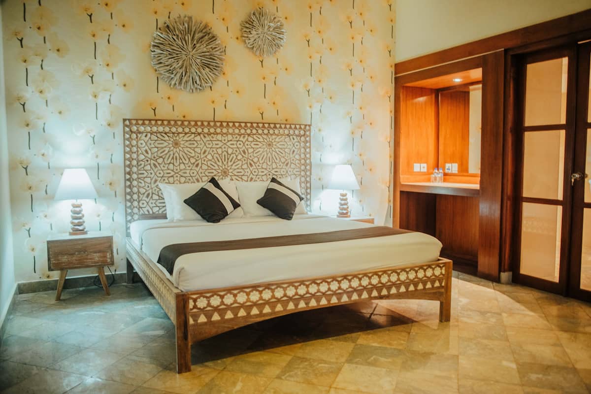 Villa, 1 chambre | Bureau, lits pliants/supplémentaires, Wi-Fi gratuit, draps fournis