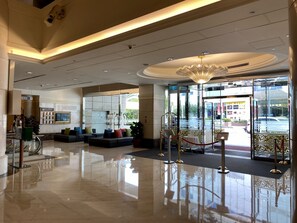 Interior entrance