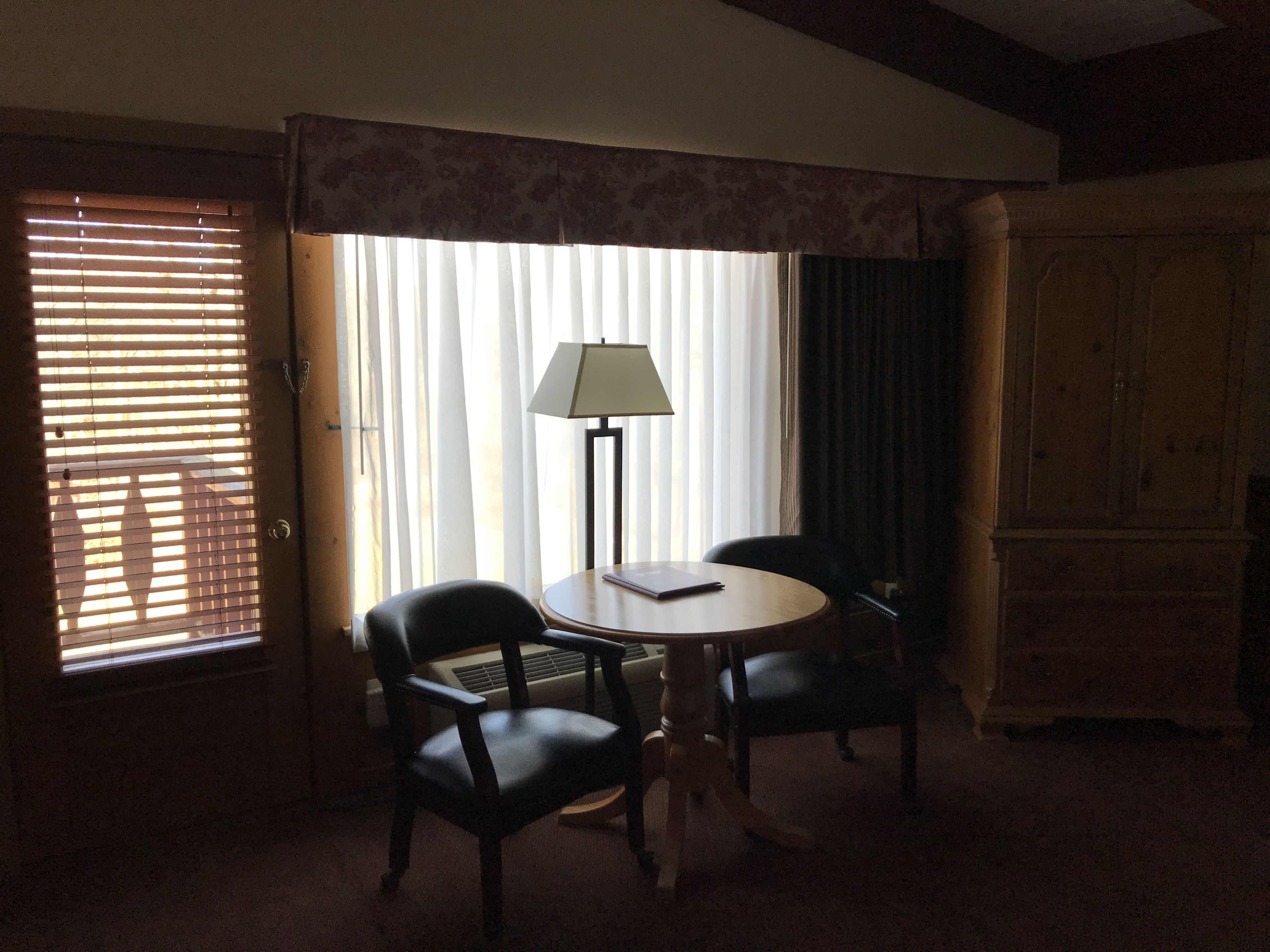 standard room, 2 double beds | living area | lcd tv