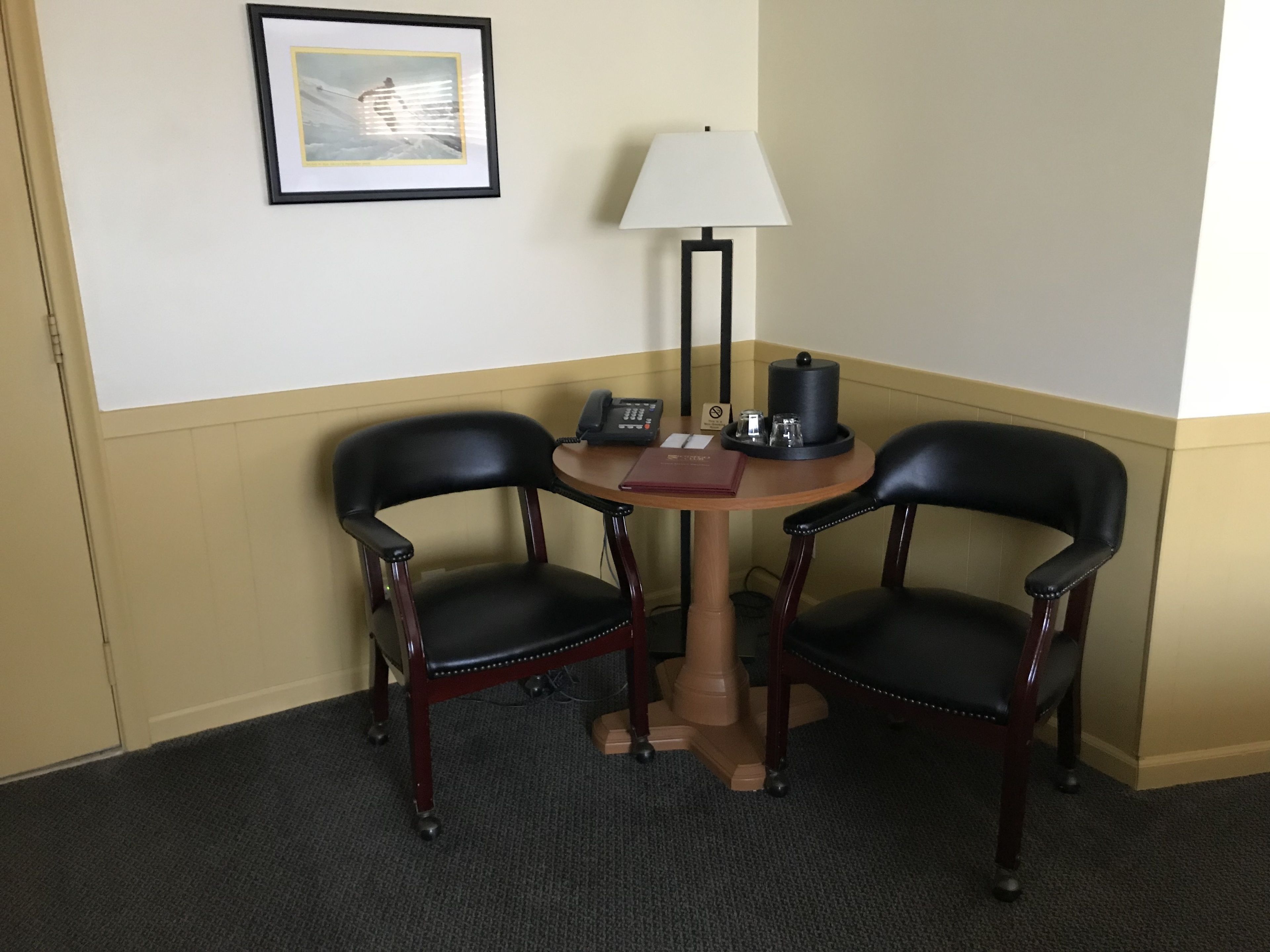 standard room, 1 king bed | living area | lcd tv