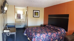 標準客房, 1 張特大雙人床, 非吸煙房 | 書桌、免費無線上網、床單