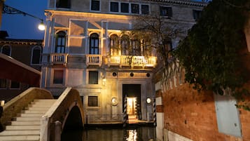 Front of property – evening/night