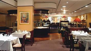 Breakfast, lunch and dinner served