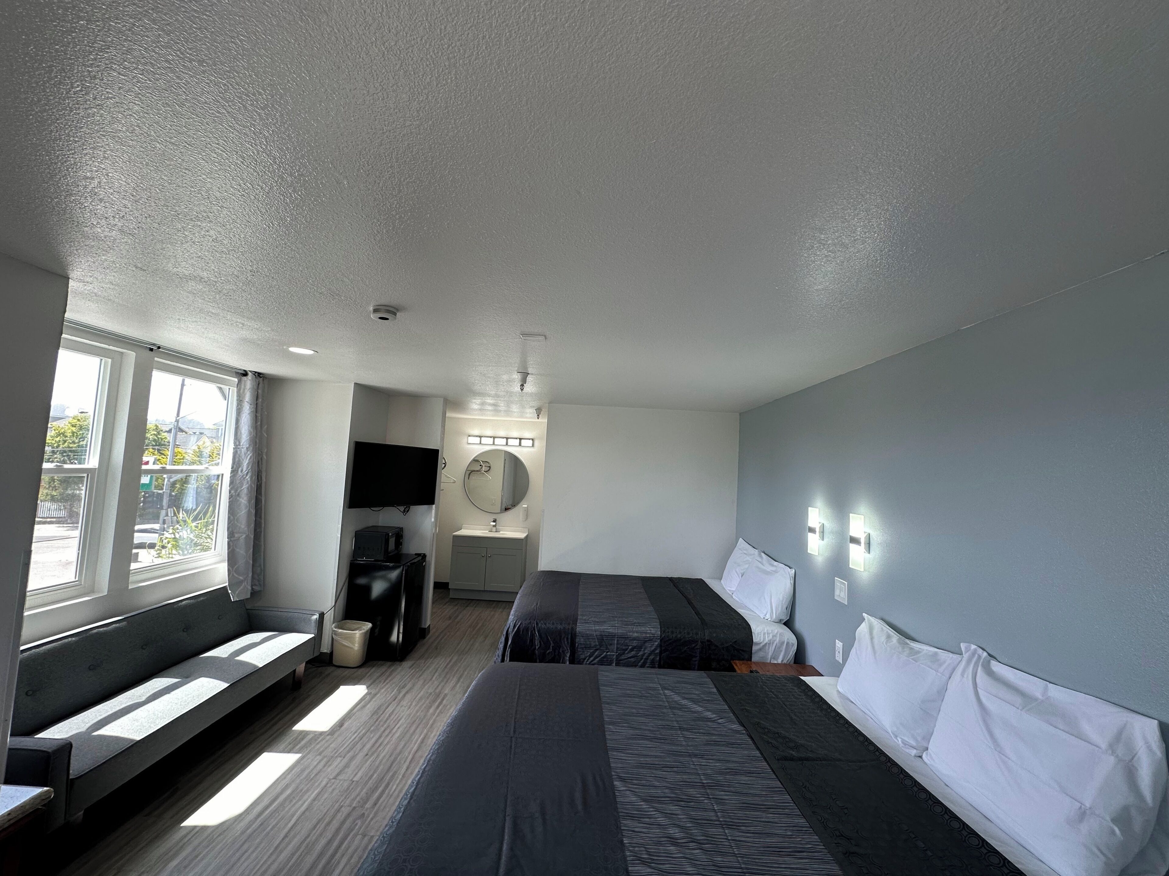 Room, 2 Queen Beds, Non Smoking | Free WiFi, bed sheets, wheelchair access