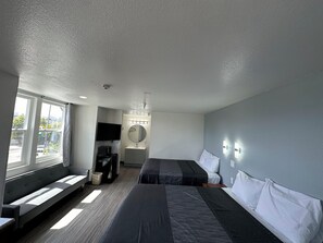 Room, 2 Queen Beds, Non Smoking | Free WiFi, bed sheets, wheelchair access