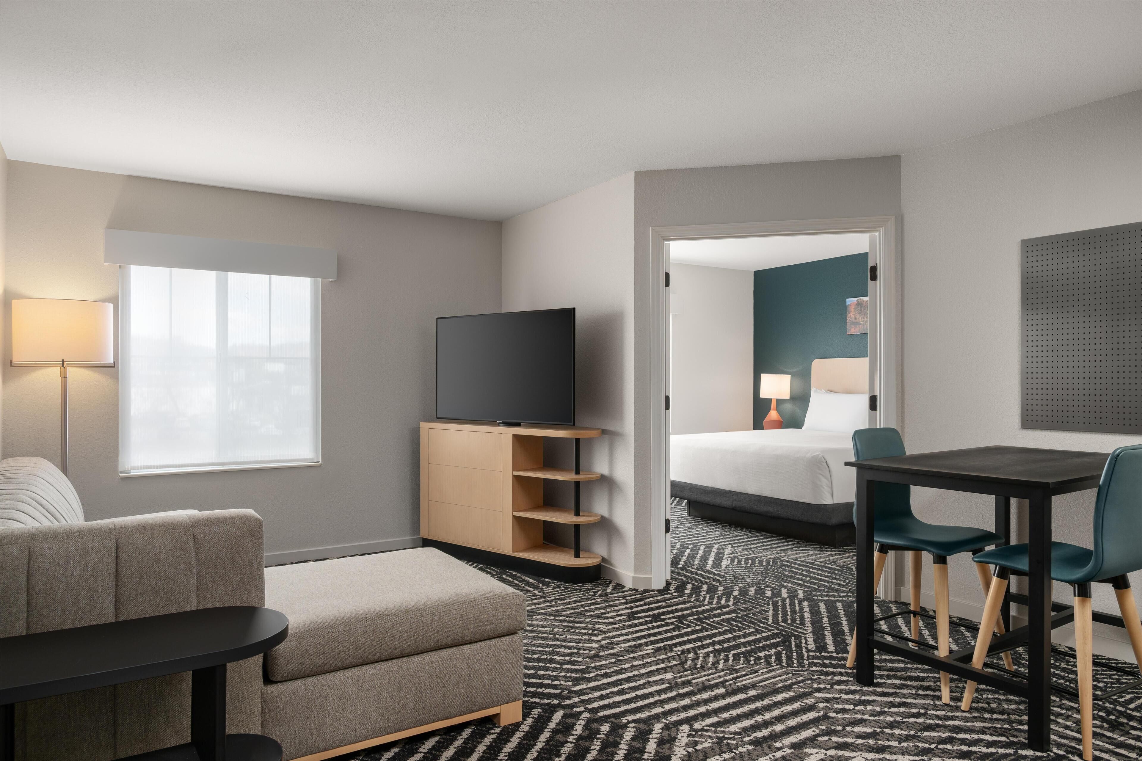 Suite, 1 King Bed with Sofa bed | Premium bedding, pillowtop beds, desk, laptop workspace