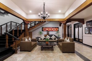 Sitteområde i lobbyen