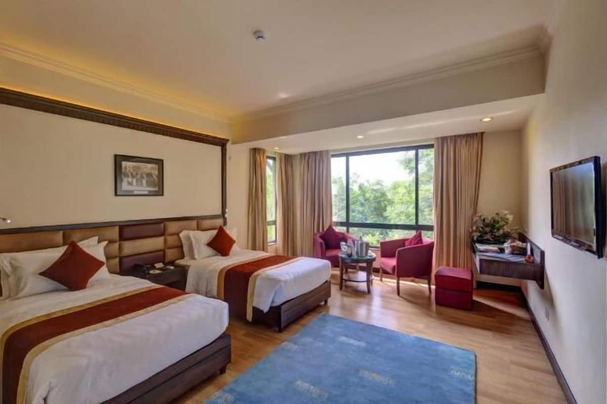 1 slaapkamer, luxe beddengoed, een minibar, een kluis op de kamer