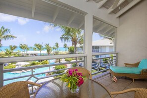 Deluxe Suite, 2 Bedrooms, Partial Ocean View | Balcony view