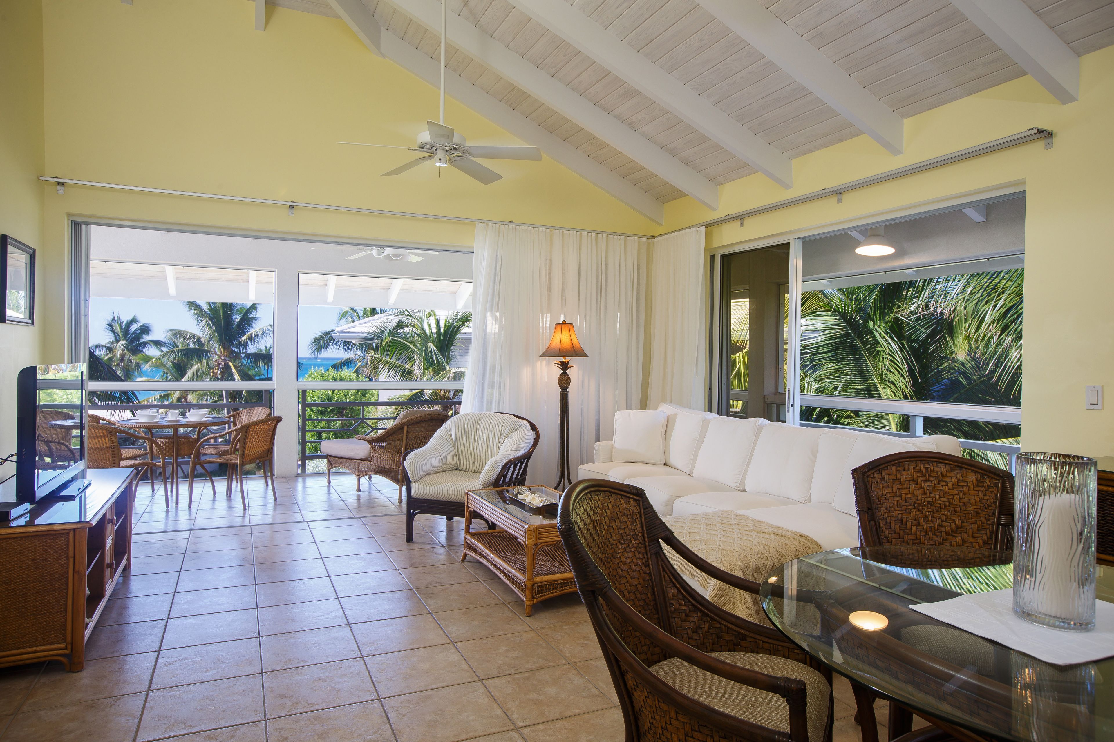 deluxe suite, 2 bedrooms, partial ocean view | 1 bedroom, in-room safe, iron/ironing board, free wifi