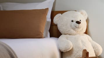 Premium bedding, Select Comfort beds, minibar, individually decorated