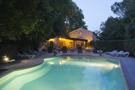 Udendørs pool, liggestole