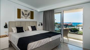 Superior-værelse med dobbeltseng eller 2 enkeltsenge | Balkon