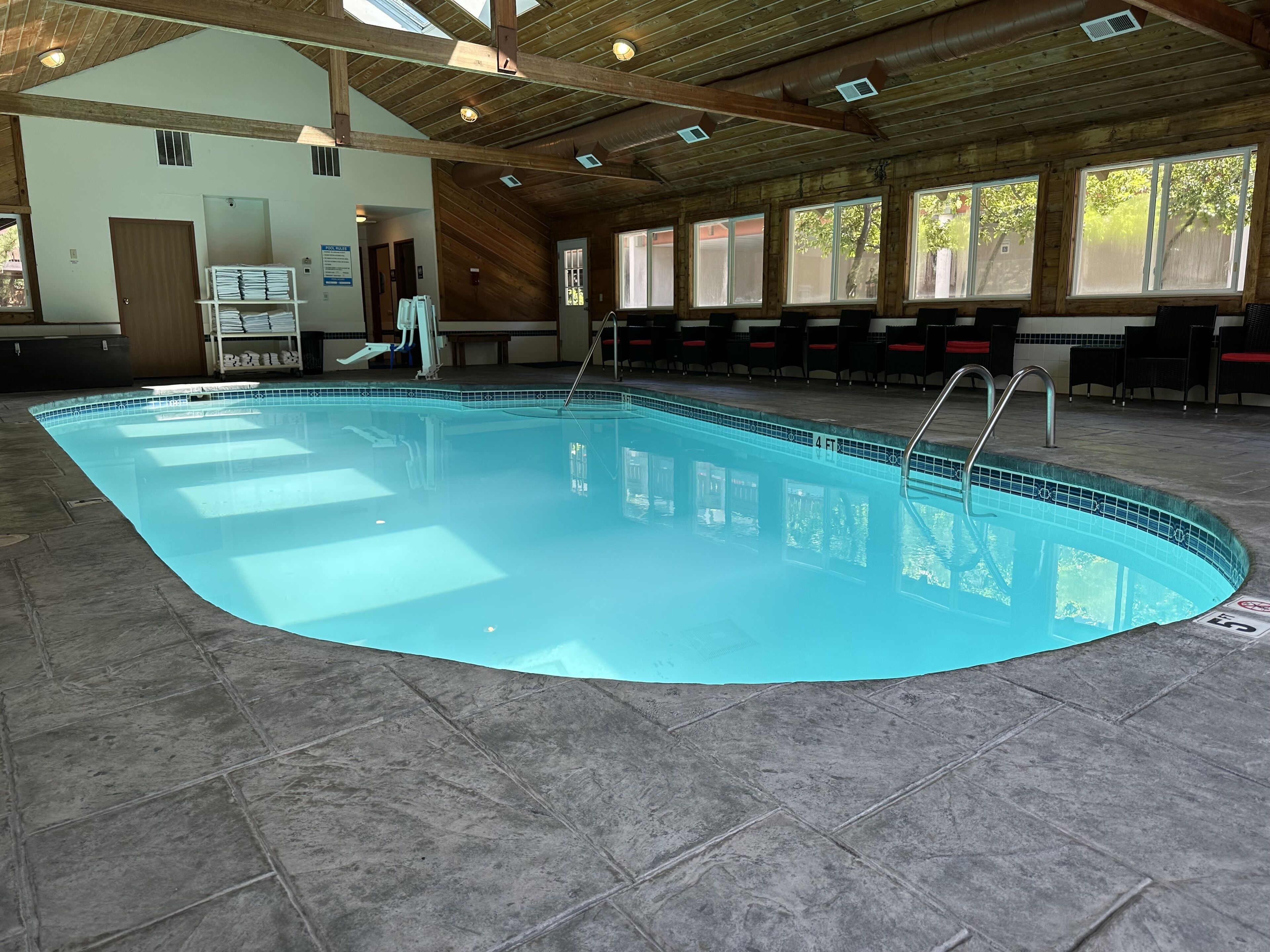 indoor pool, outdoor pool