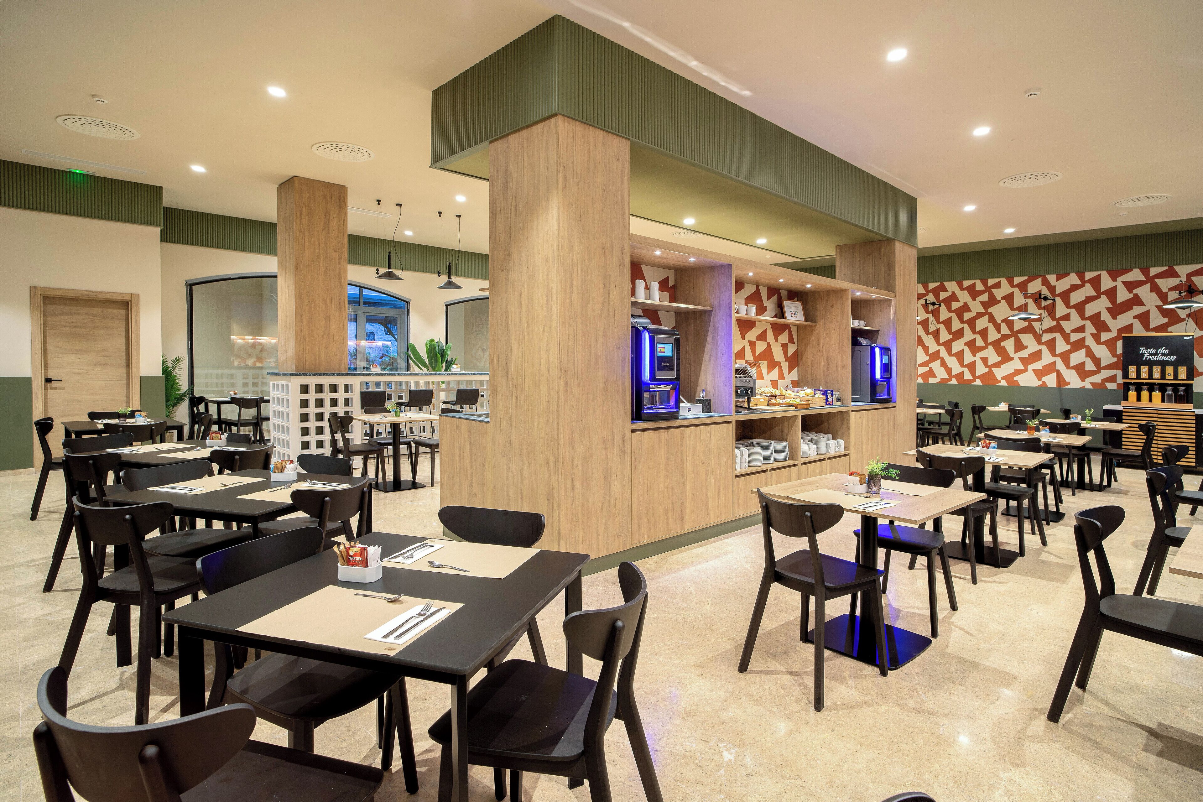 Daily buffet breakfast for a fee