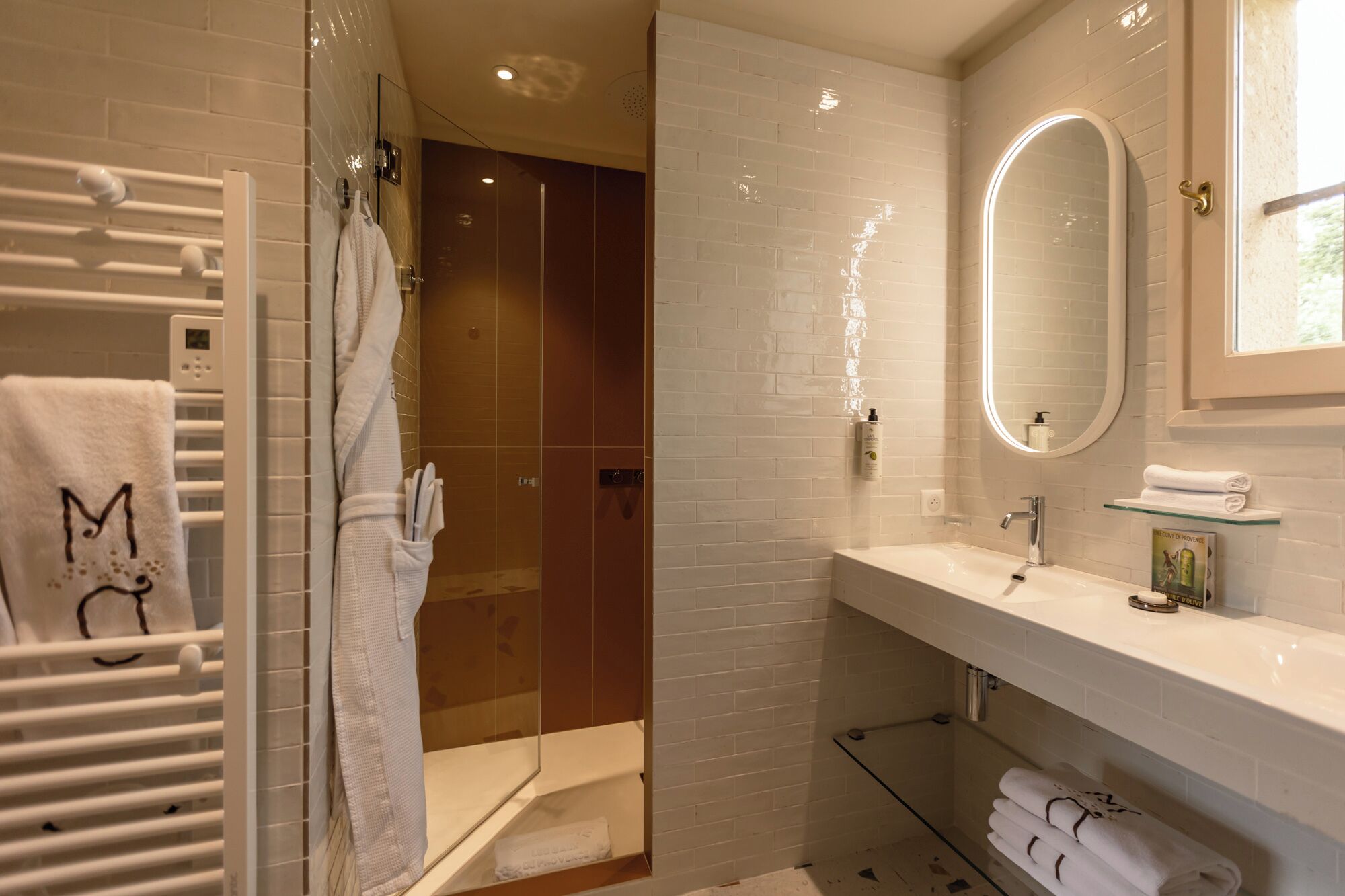 double room (privilege) | bathroom | eco-friendly toiletries, hair dryer, bathrobes, slippers