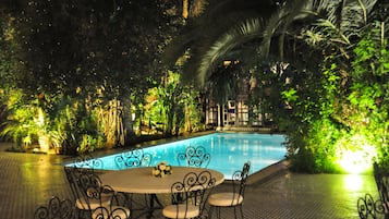 Indoor pool, outdoor pool