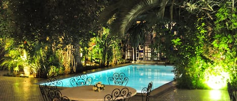 Indoor pool, outdoor pool