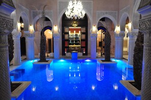 Indoor pool, outdoor pool