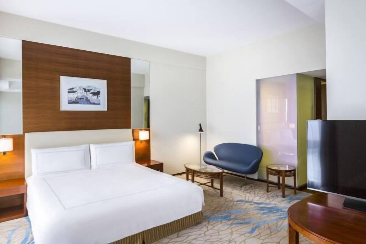 Peralatan tempat tidur premium, gebar bulu kapas, bar mini 