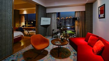 Literie de qualité supérieure, couette en duvet d'oie, minibar