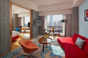 Executive-Suite | Hochwertige Bettwaren, Daunenbettdecken, Minibar, Zimmersafe
