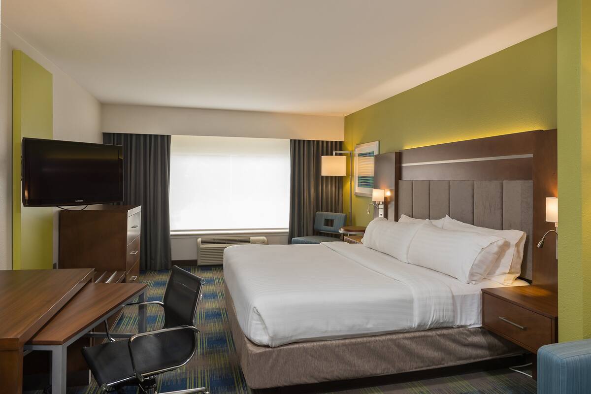 In-room safe, desk, blackout curtains, iron/ironing board