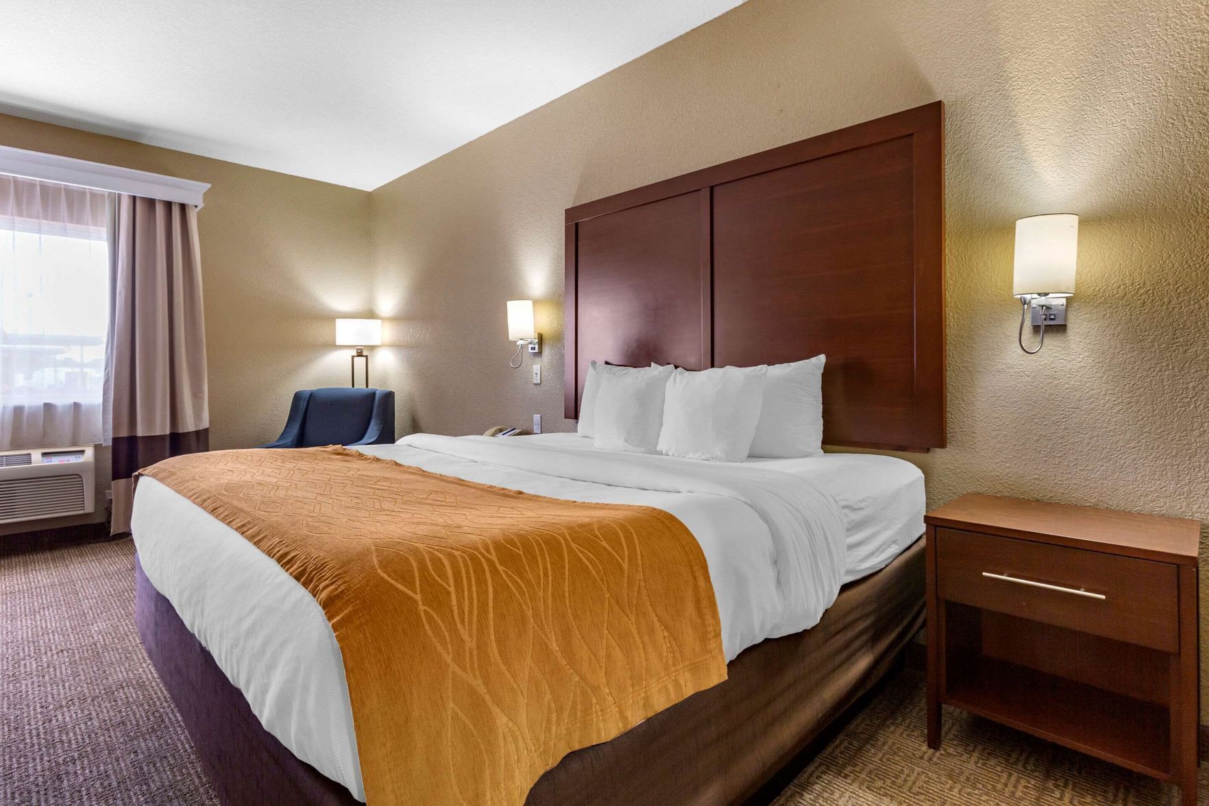 Desk, blackout drapes, iron/ironing board, rollaway beds
