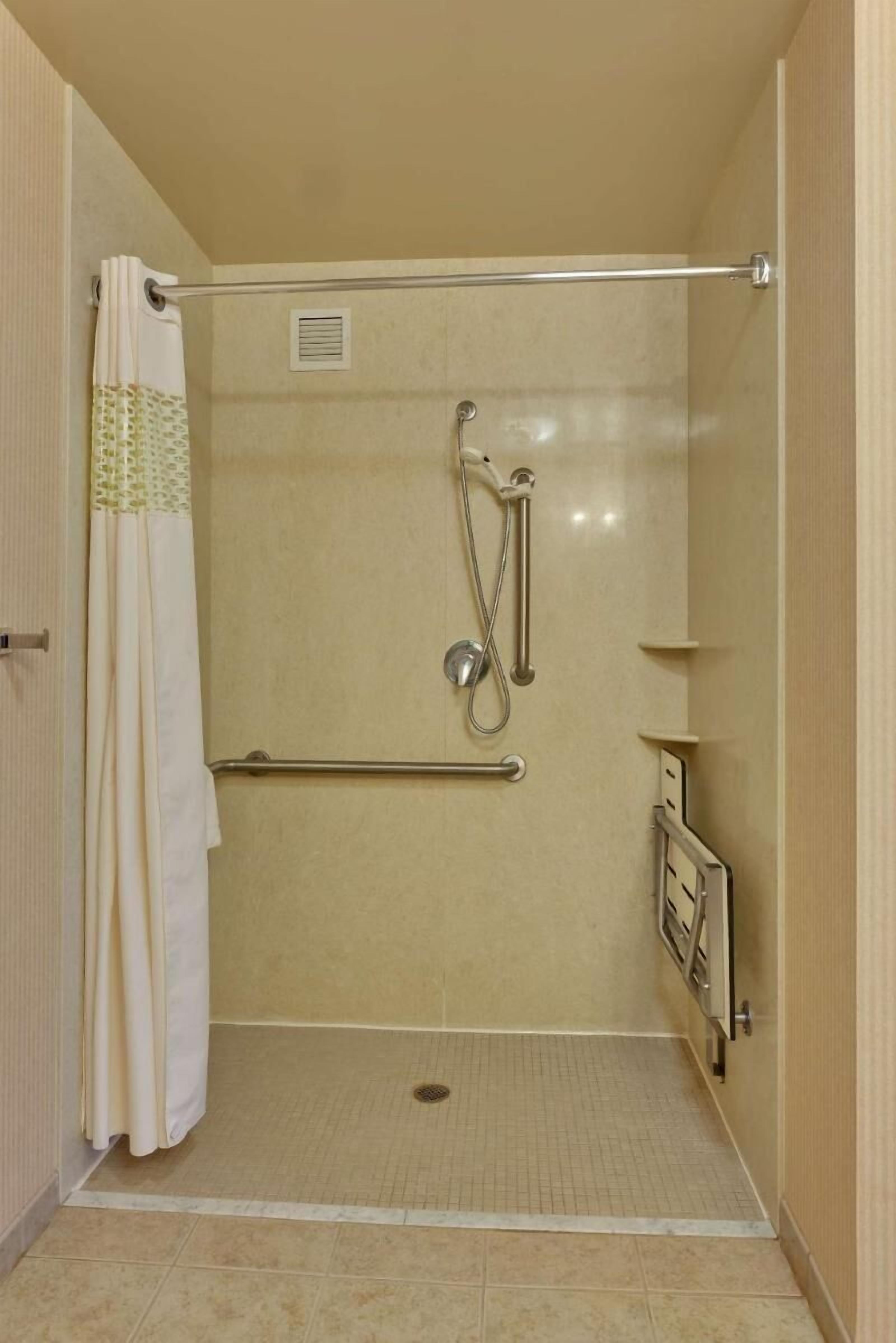 Bathroom | Combined shower/tub, free toiletries, hair dryer, towels