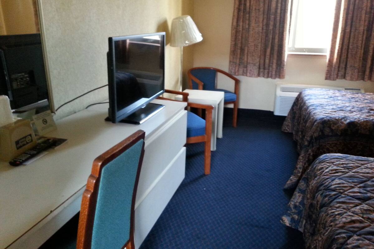 Room, 2 Double Beds | Desk, cribs (surcharge), rollaway beds (surcharge), WiFi (free)