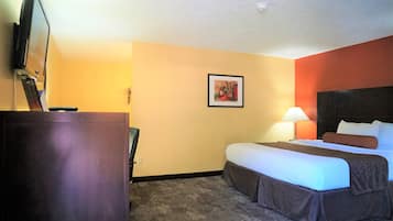 Habitación estándar | Escritorio, espacio para trabajar con laptop y cortinas blackout