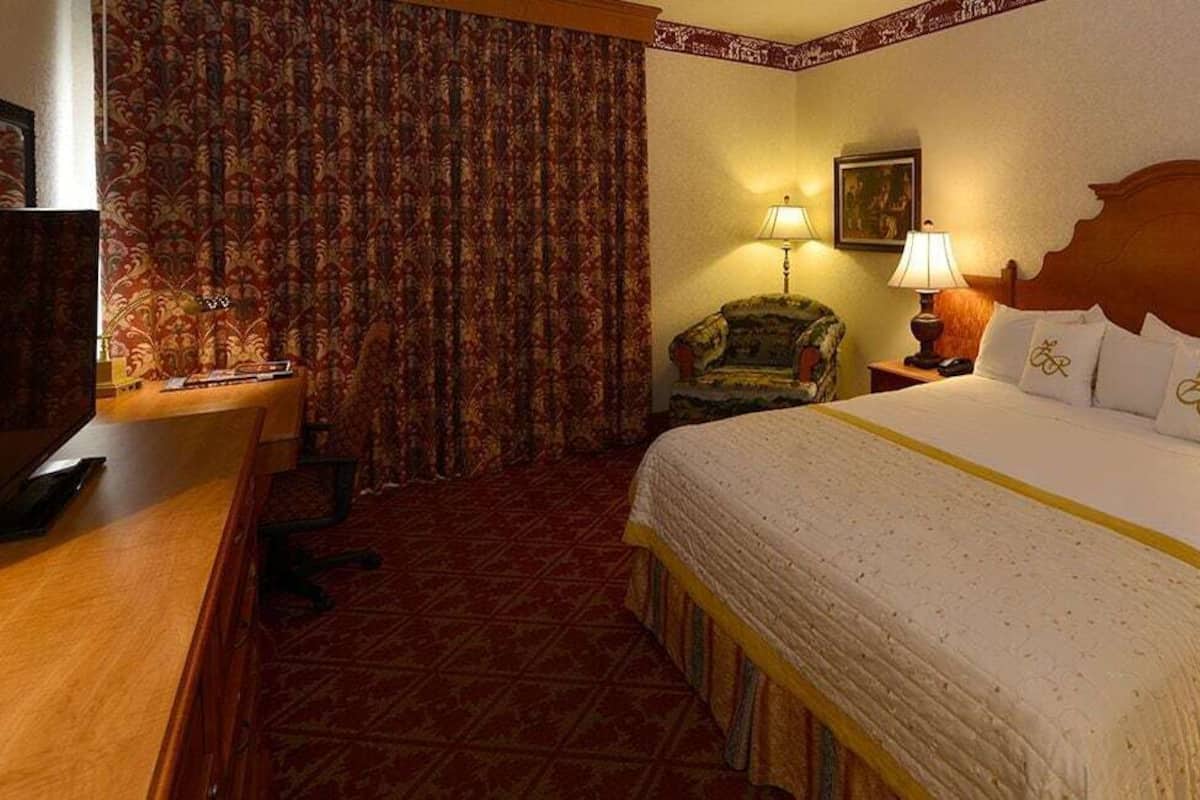 Premium bedding, down duvets, pillow-top beds, in-room safe