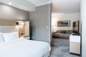 Literie de qualité, couette en duvet, lit avec matelas Select Comfort