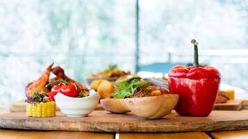 Lunch, dinner served; barbecue, garden views