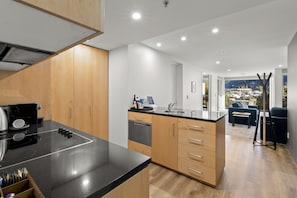 Fridge, electric kettle
