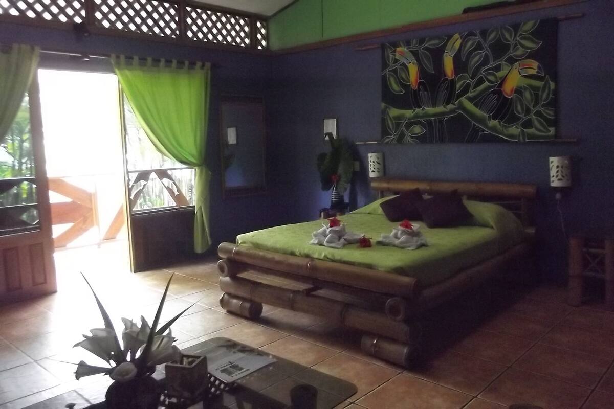 Suite, balcon, vue océan