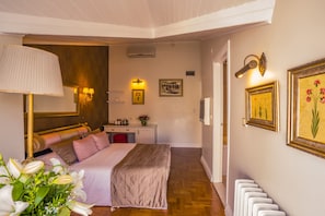 1 quarto, roupas de cama premium, frigobar, cofres nos quartos