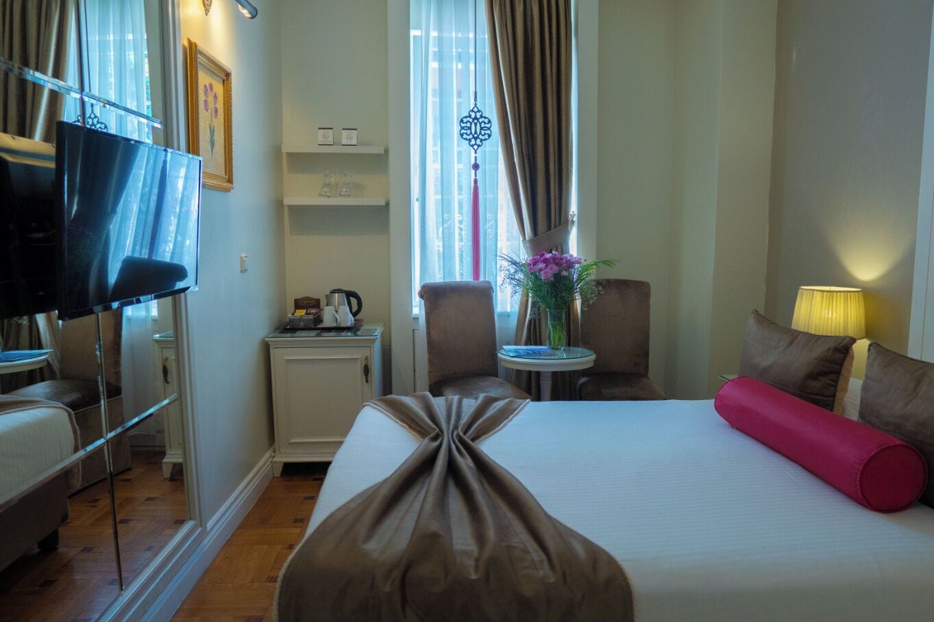 1 habitación, ropa de cama de alta calidad y minibar 