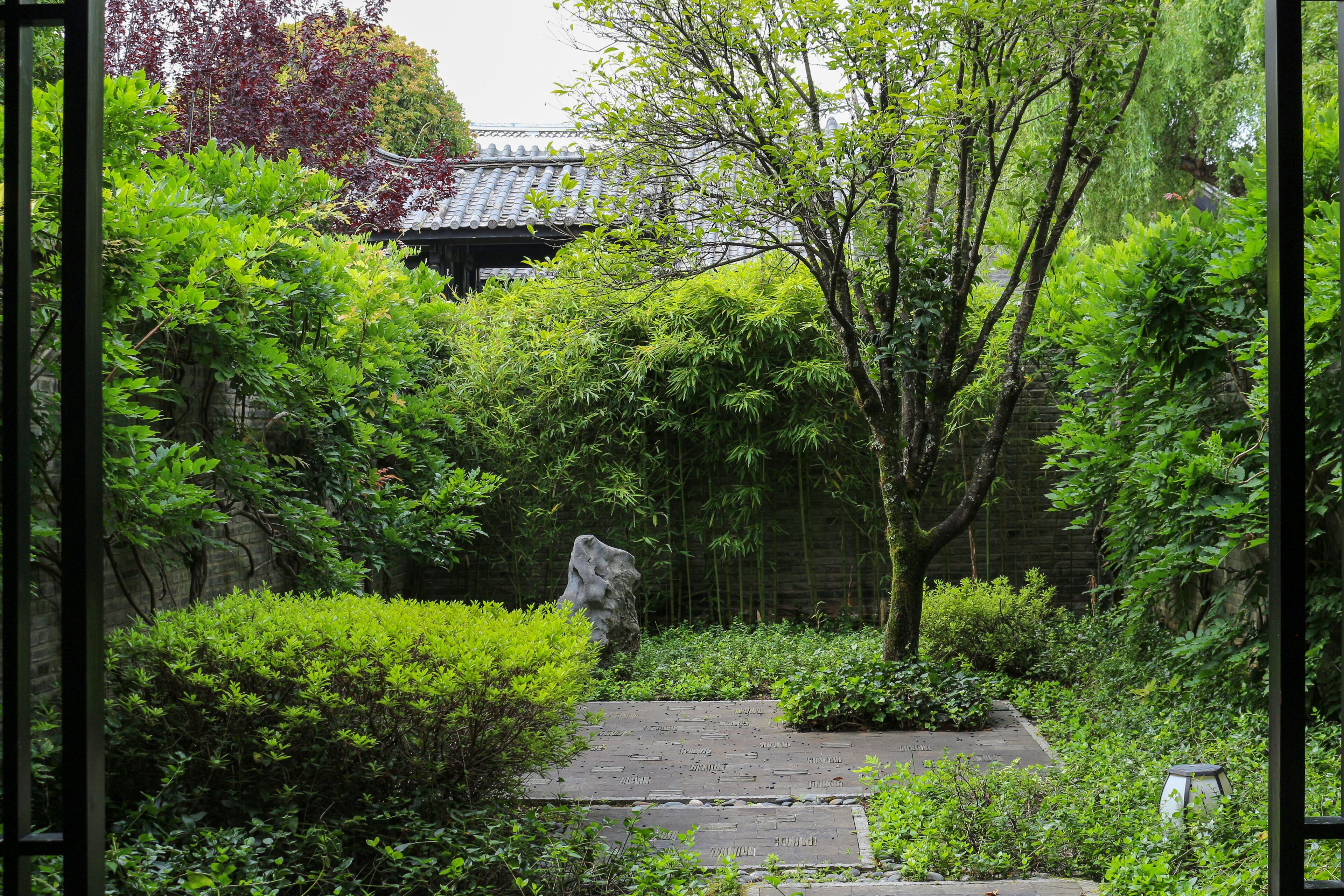 garden suite, twin beds | view from room