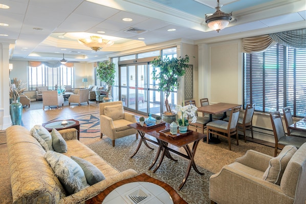 Lobby sitting area