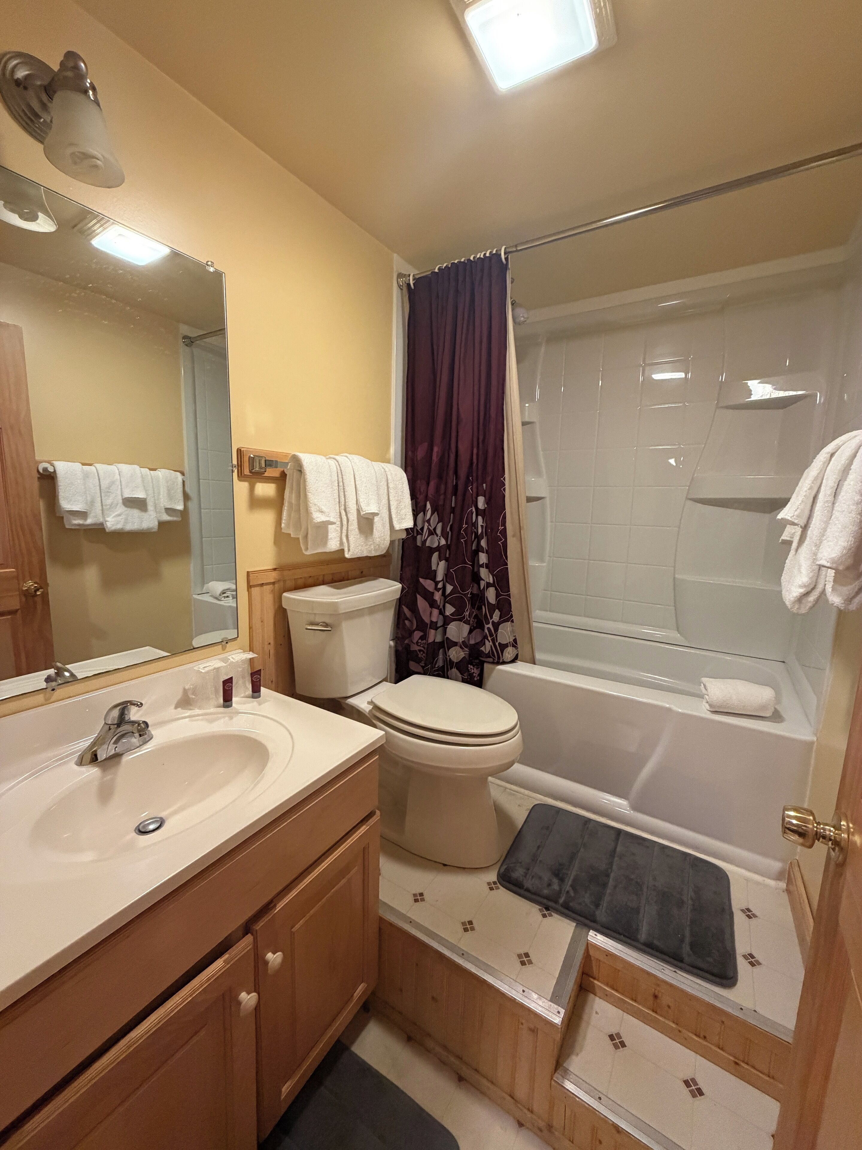 Suite Premium, letti multipli | Bagno | Doccia, set di cortesia gratuito, asciugamani, sapone